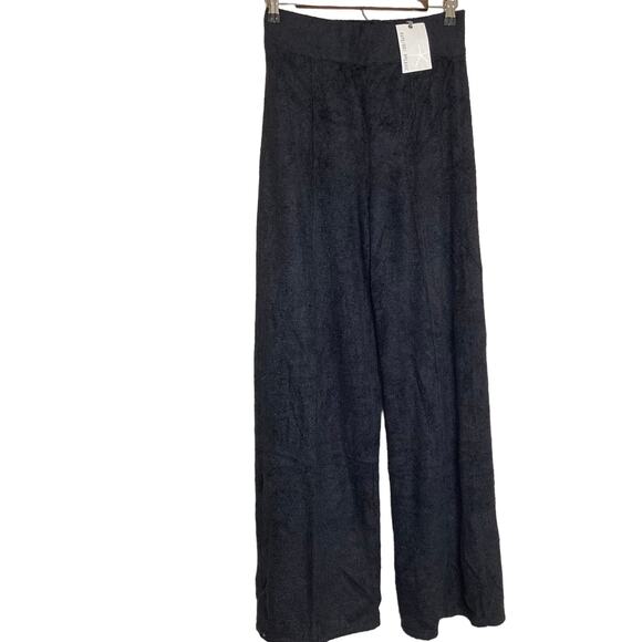 Barefoot Dreams Other - A630188 BAREFOOT DREAMS Regular CozyChic Lite Wide-Leg Seamed Pant Black S